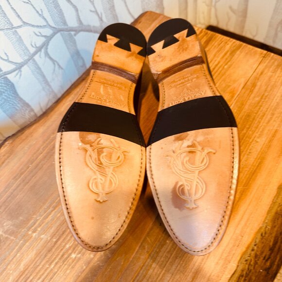 The Office of Angela Scott Ms Madison Black and White Penny Loafer- NIB  7.5 - Picture 4 of 5